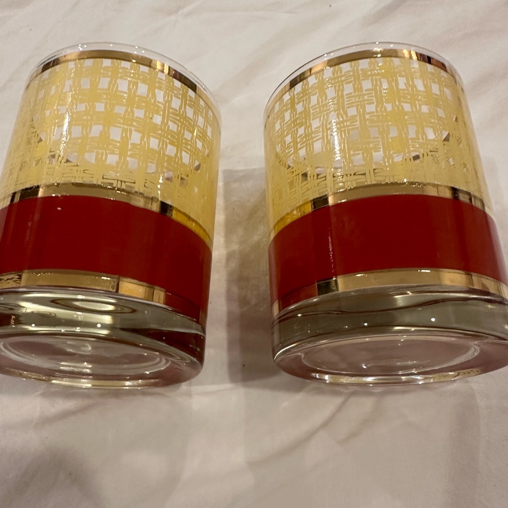 Georges Briard Double Old Fashioned Glasses Set Of 2 - Picture 4 of 5